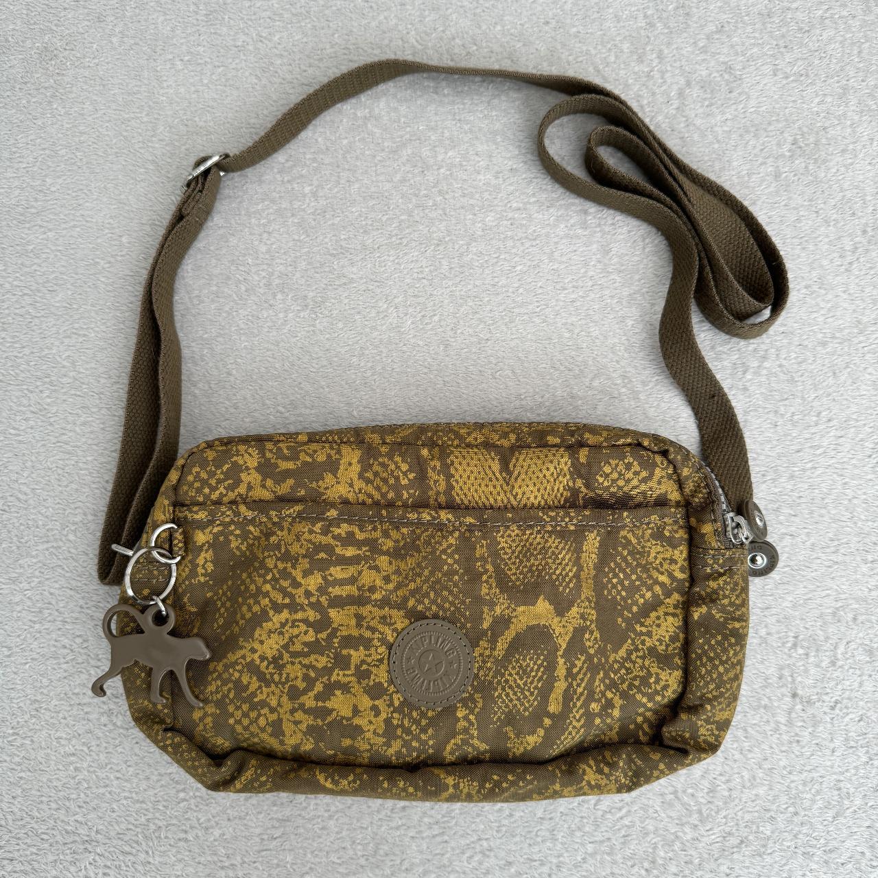 Kipling snake best sale print bag