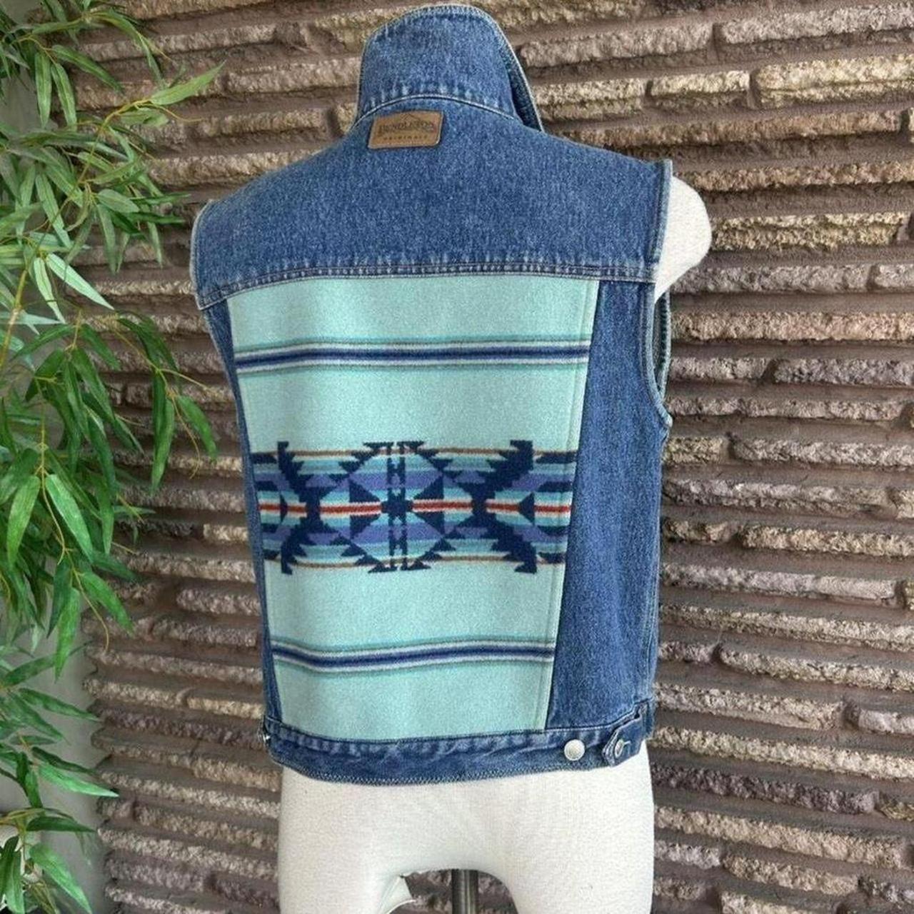 Pendleton Women's Vest - Blue - S – Pendleton Ori… - image 7