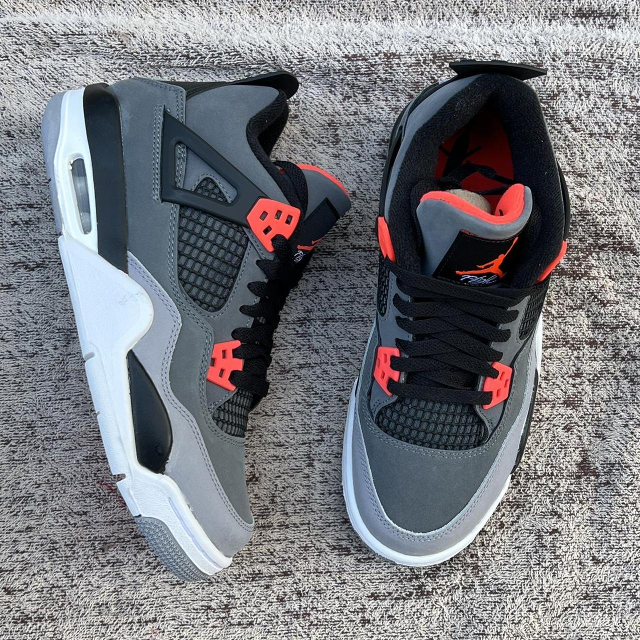 New Air Jordan 4 Retro (GS) Infrared'... Depop