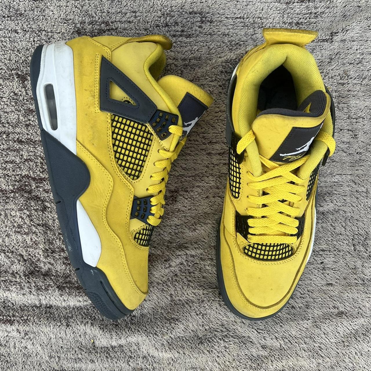 Nike Air Jordan 4 Retro Mid Lightning CT8527-700... - Depop