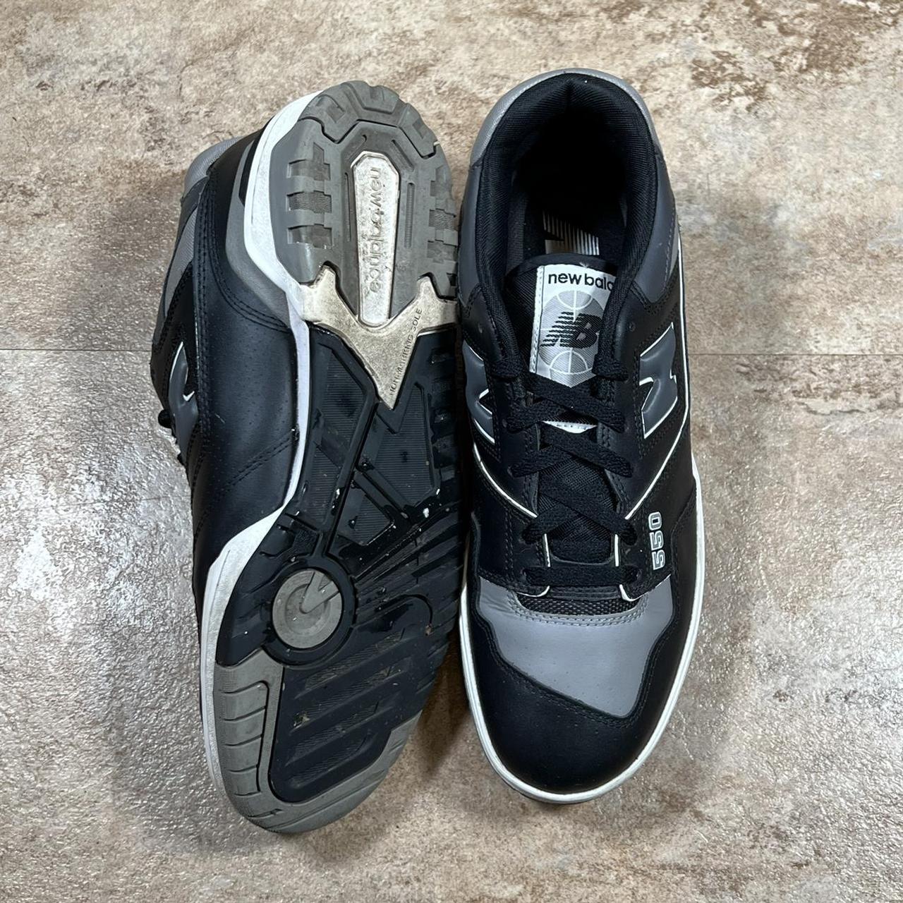 New Balance 550 Shadow Men’s Size 10.5 Black Grey... Depop