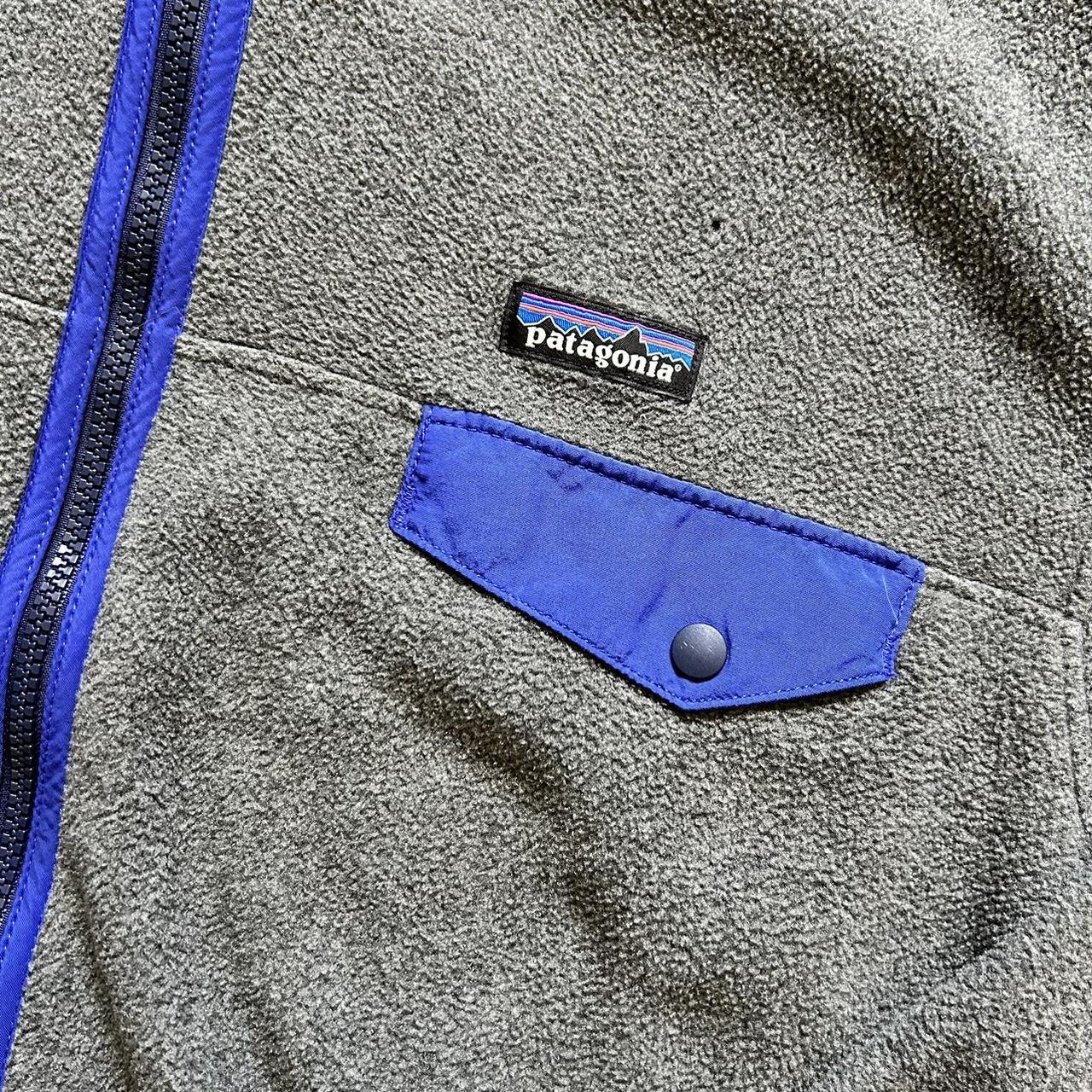 Patagonia Synchilla Snap T Zip Up Fleece Hoodie. Depop