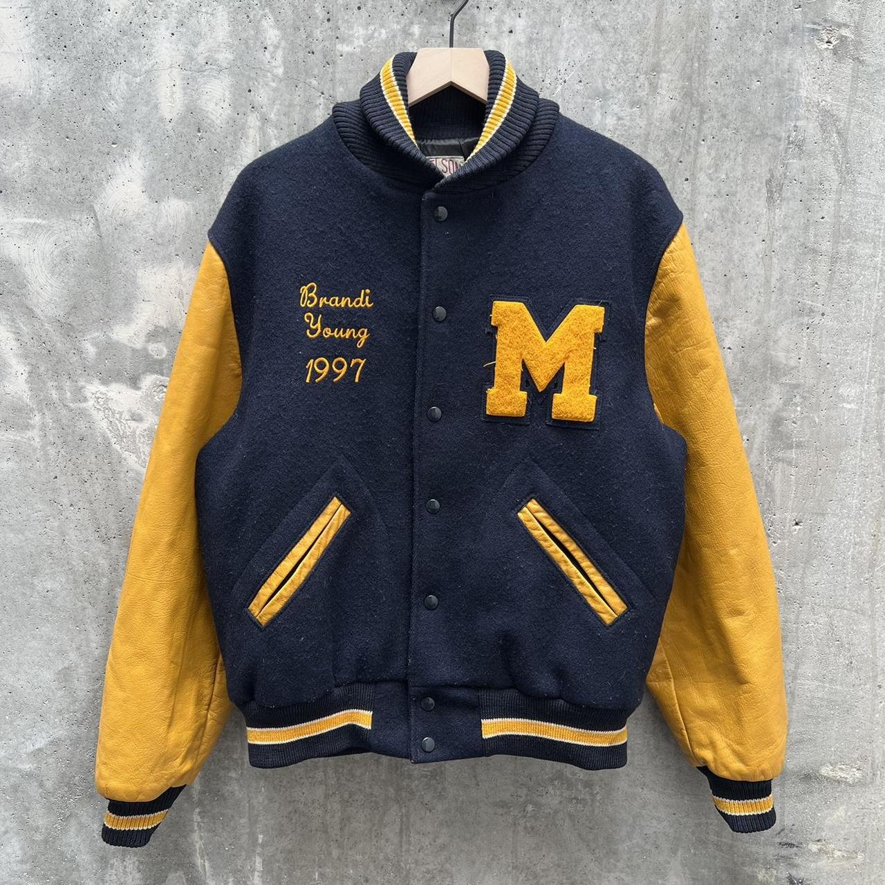 Vintage 1997 letterman varsity jacket. Made in USA.... - Depop