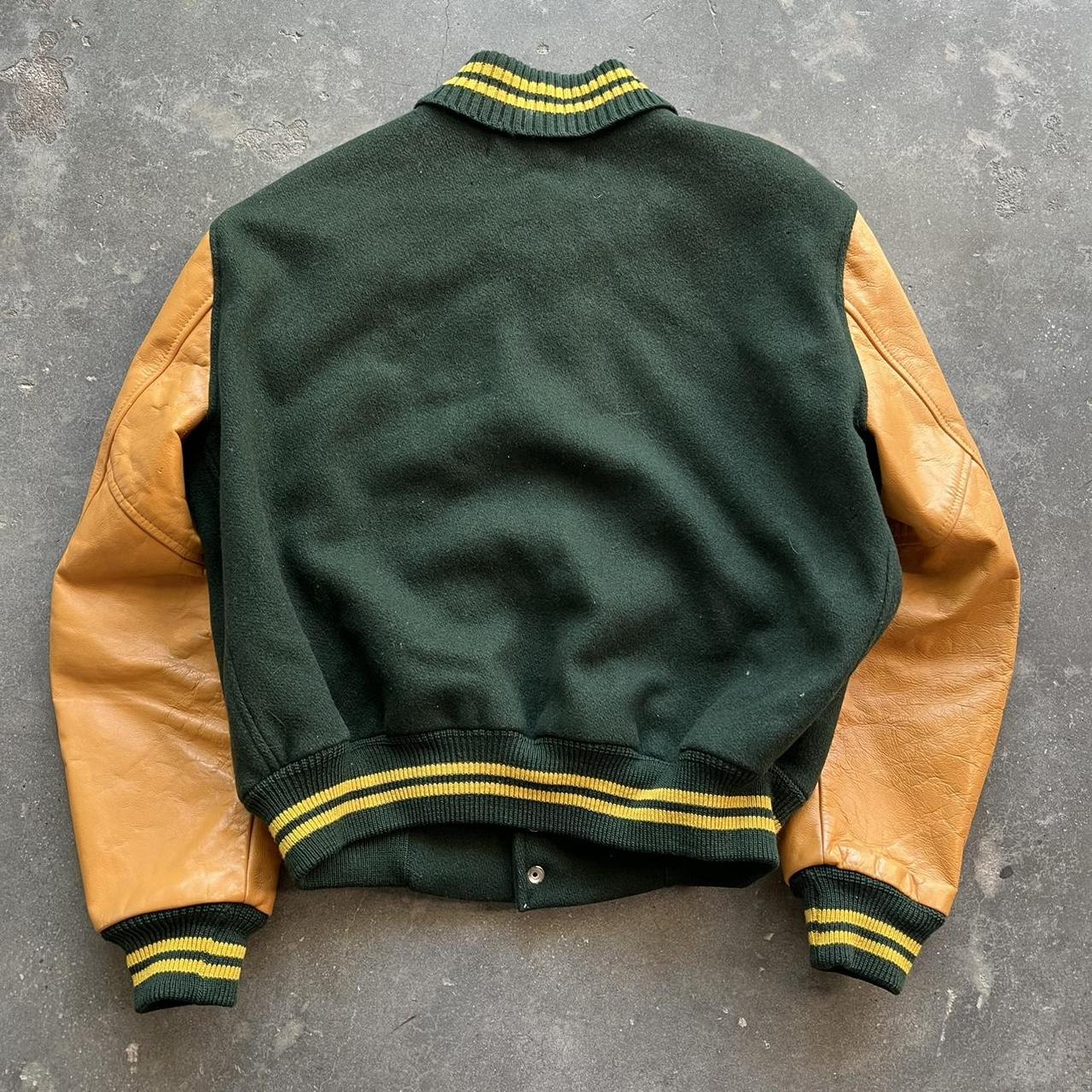 Vintage 1974 CSU leather letterman jacket. Bought | Depop Vintage 1974 CSU leather letterman jacket. Bought | Depop
