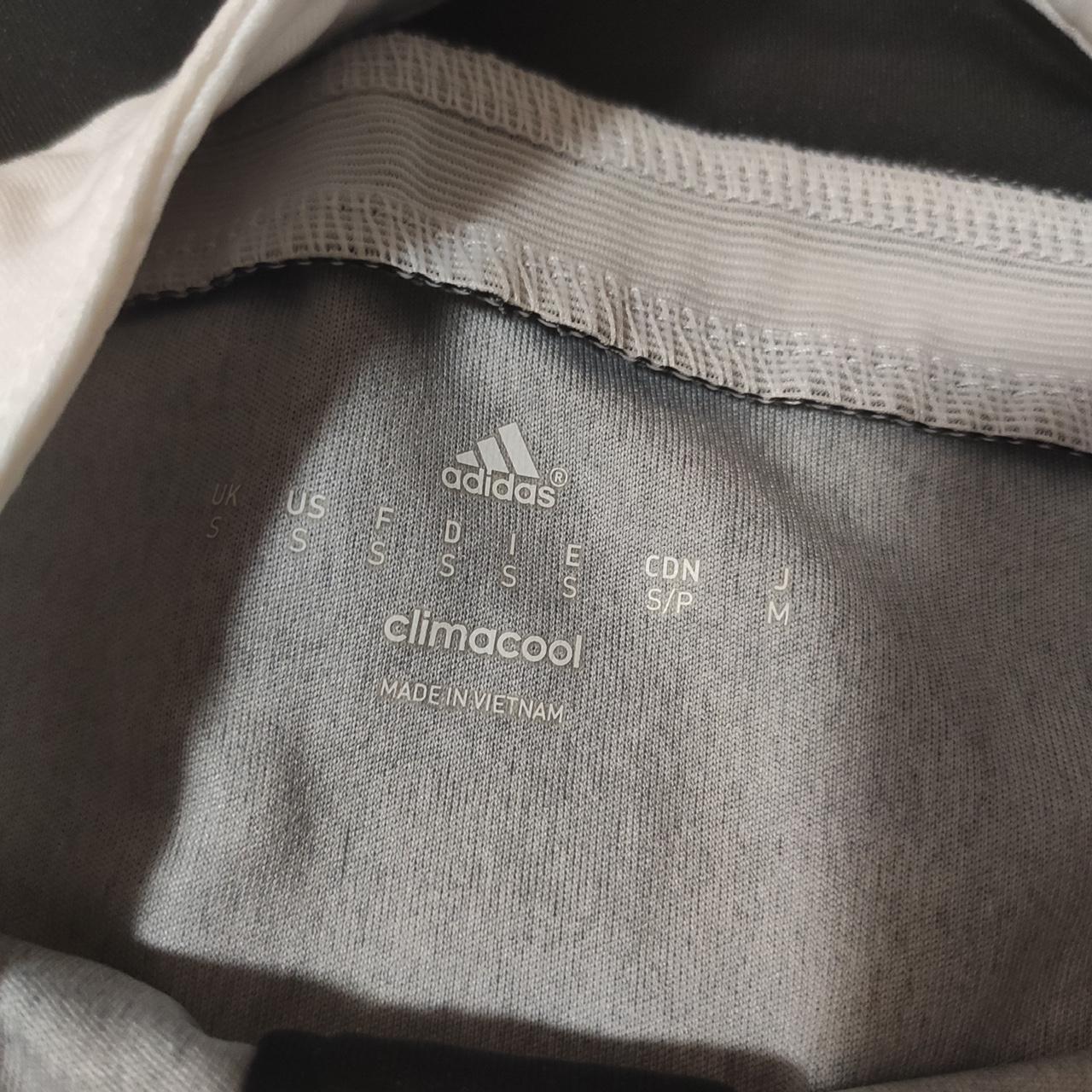 Adidas Men's White and Black Shirt | Depop
