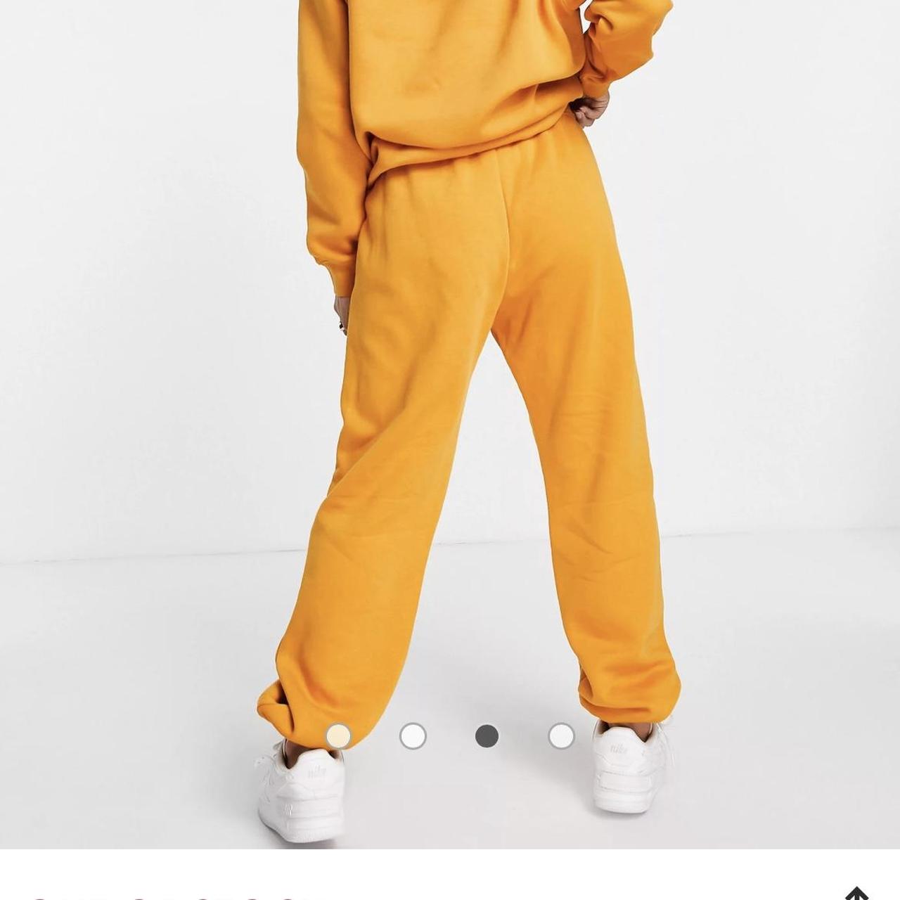 NIKE mini swoosh oversized joggers in orange 🍊 Size - Depop