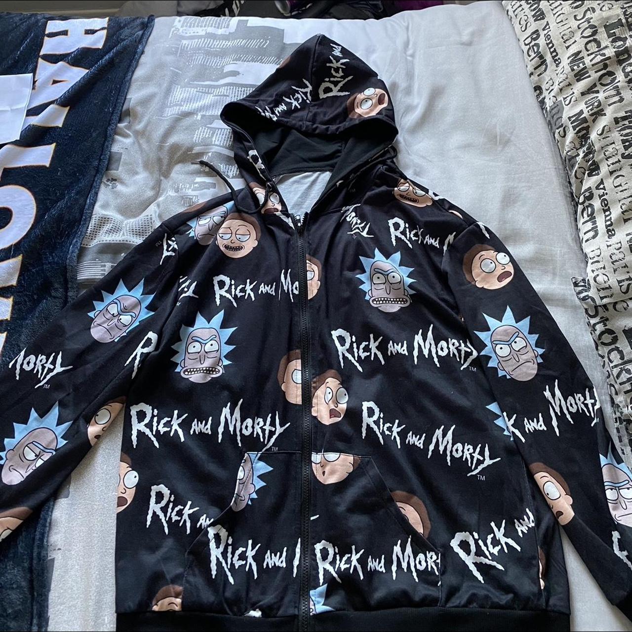 Lightweight Rick and Morty jacket Only worn a few... - Depop