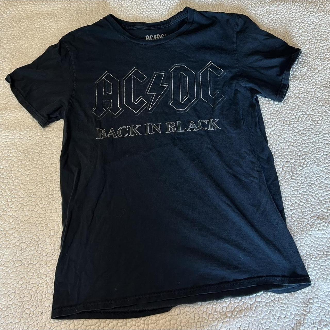 AC/DC black vintage tee ⚡️ instant buy is... - Depop
