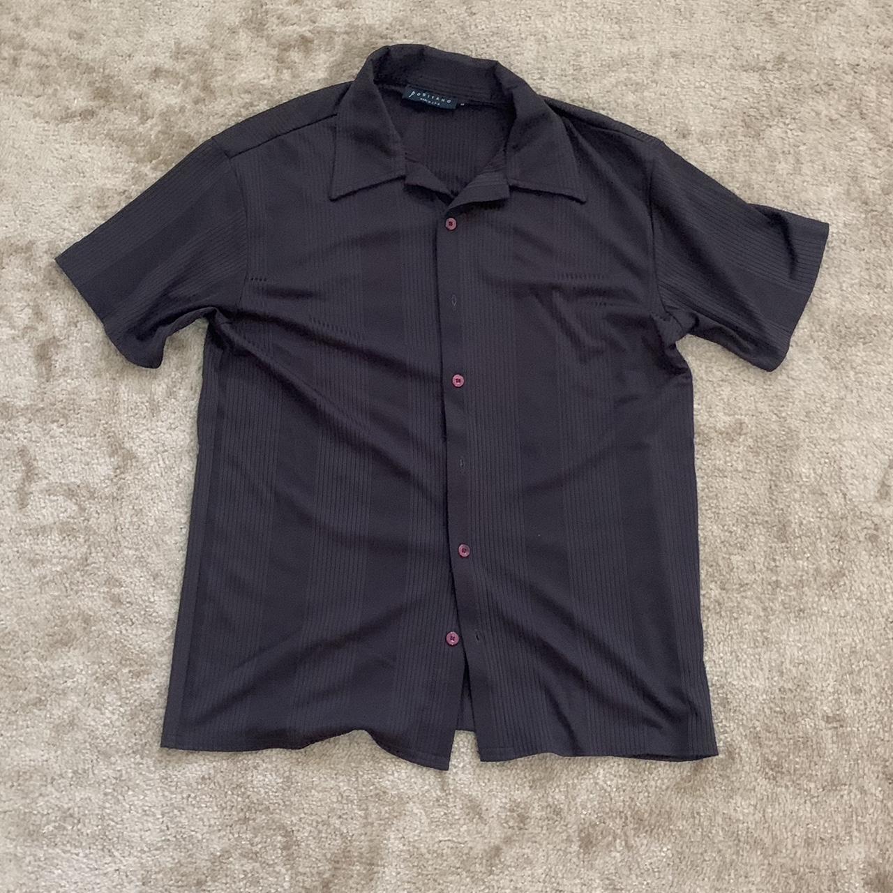 Men's Black and Red Shirt | Depop