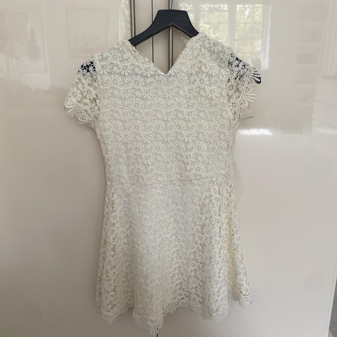 White lace dress - Depop