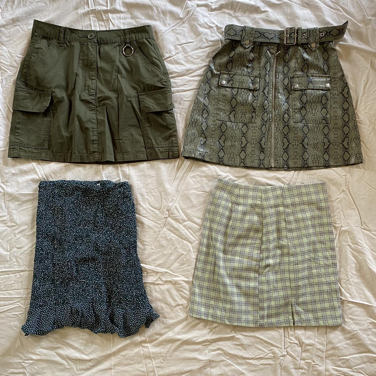Mixed brand green skirts. Glassons, general pants,... Depop