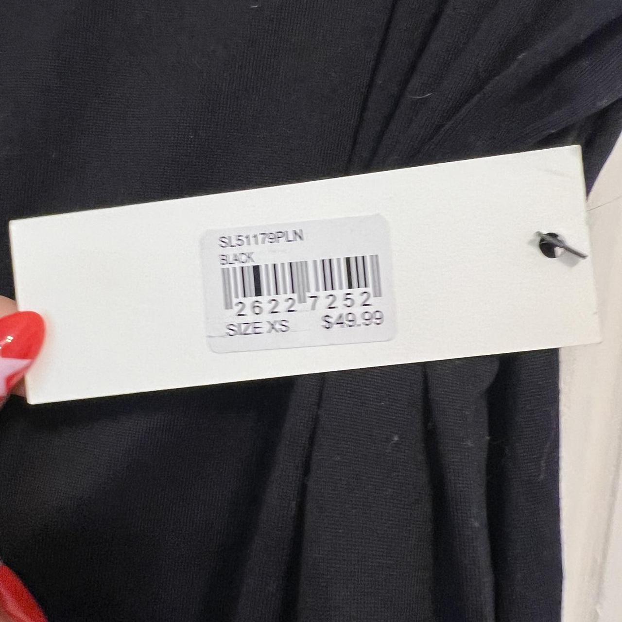 GLASSONS LONG BLACK TIGHT SKIRT XS Depop