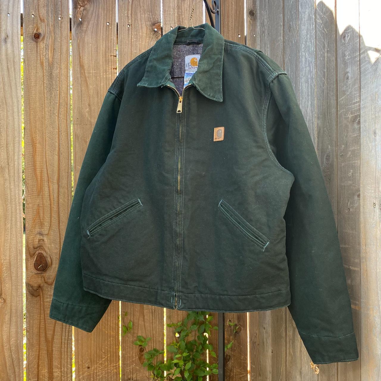 Carhartt Men's Green Jacket | Depop