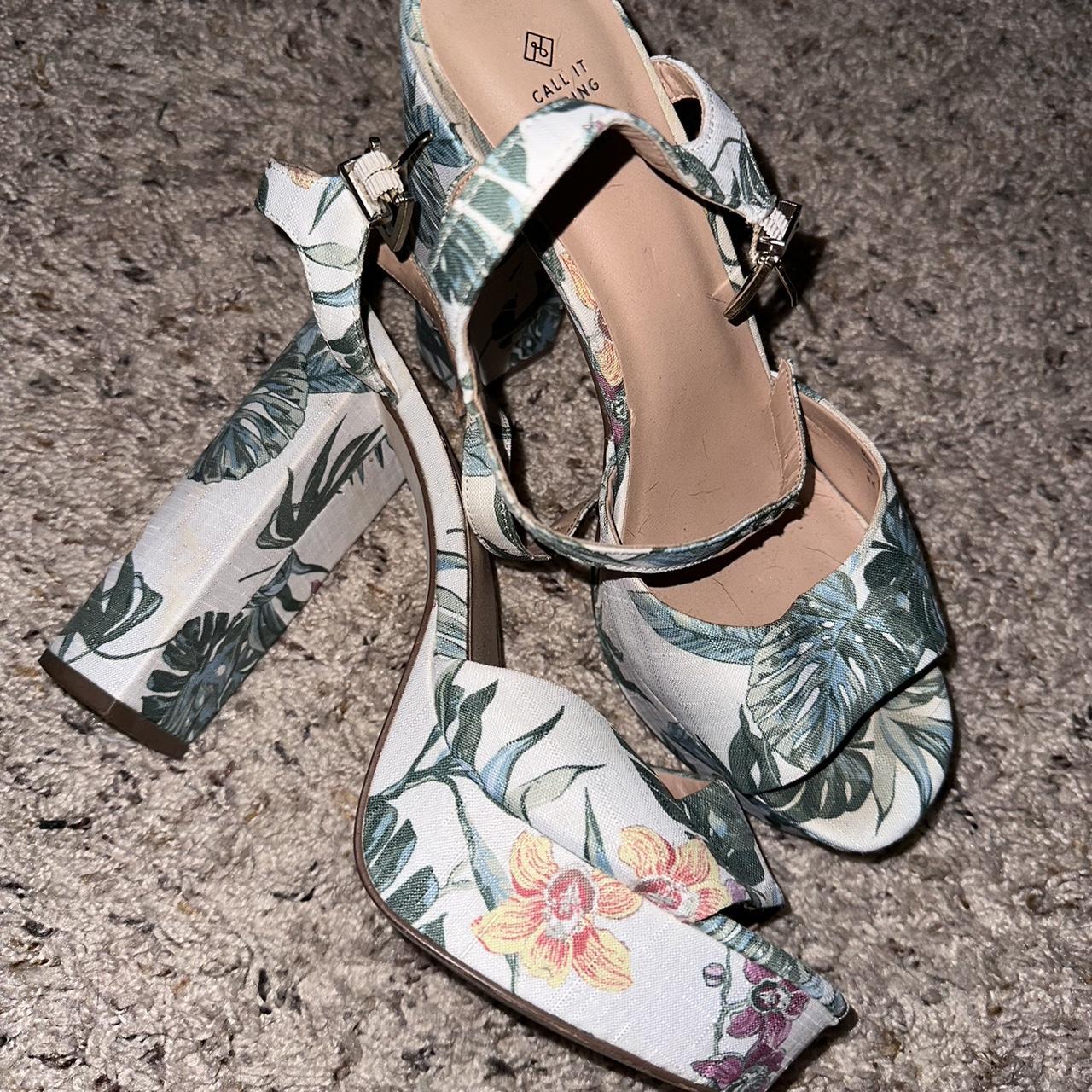 Call it store spring floral heels