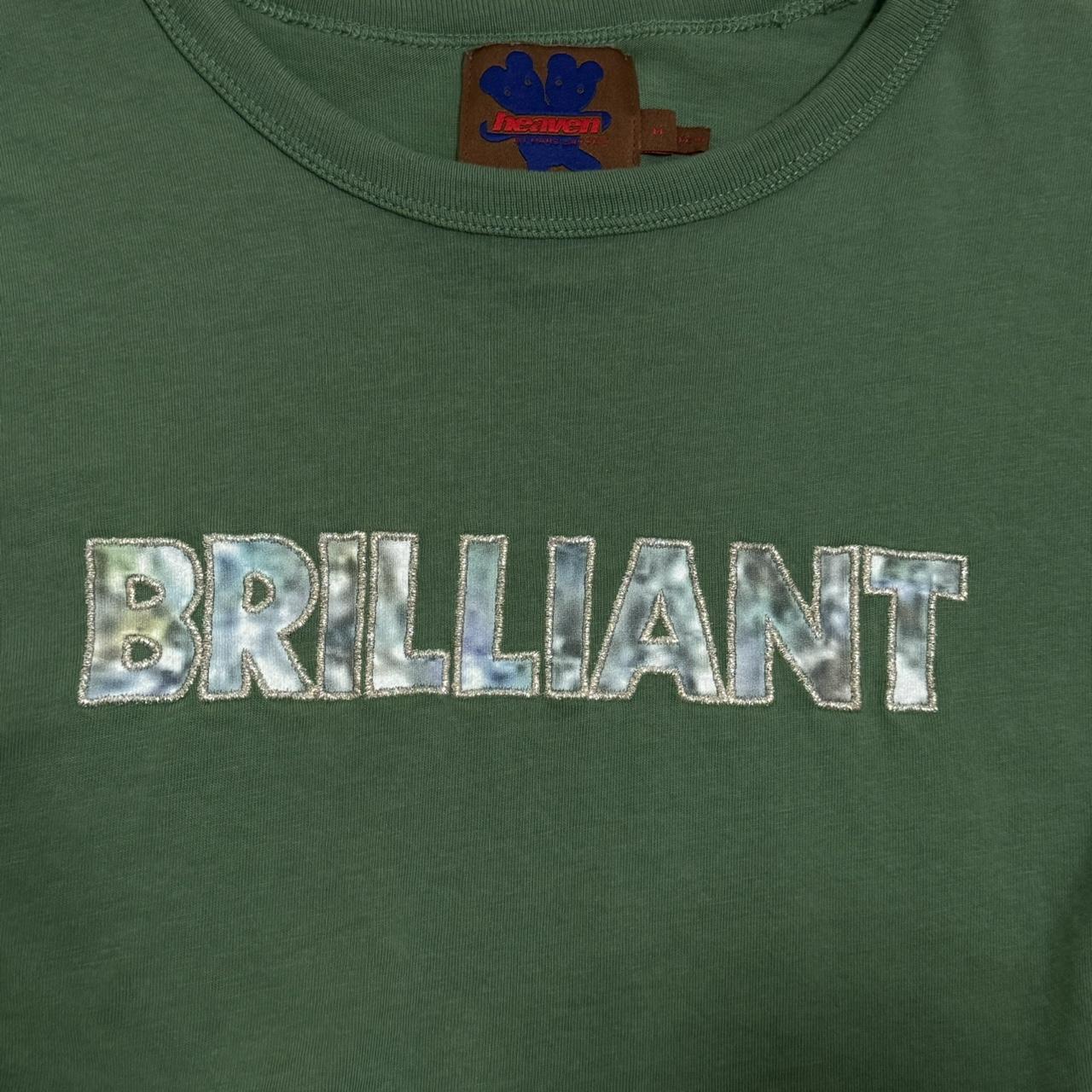 HEAVEN by Marc Jacobs 'Brilliant' baby tee in moss | Depop