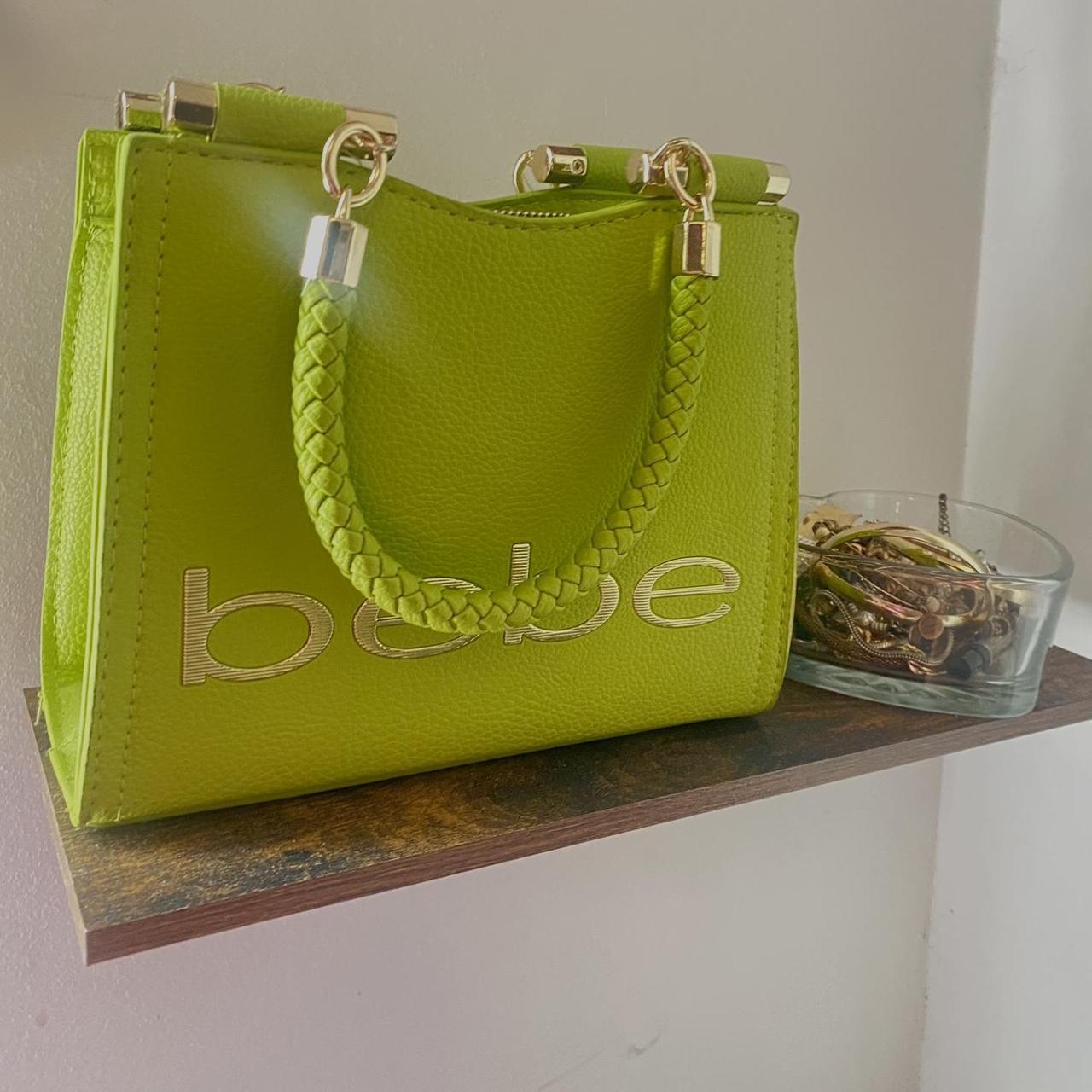 Bebe green online purse