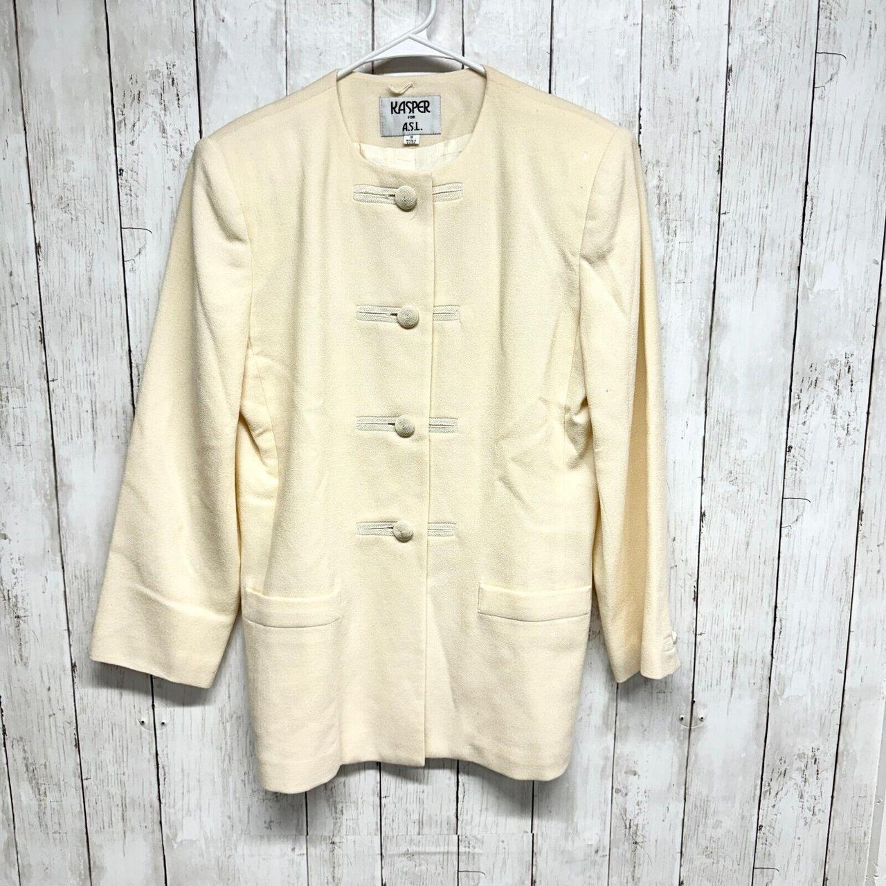 Source Unknown Women's Jacket - Cream - 8 – KASPE… - image 1