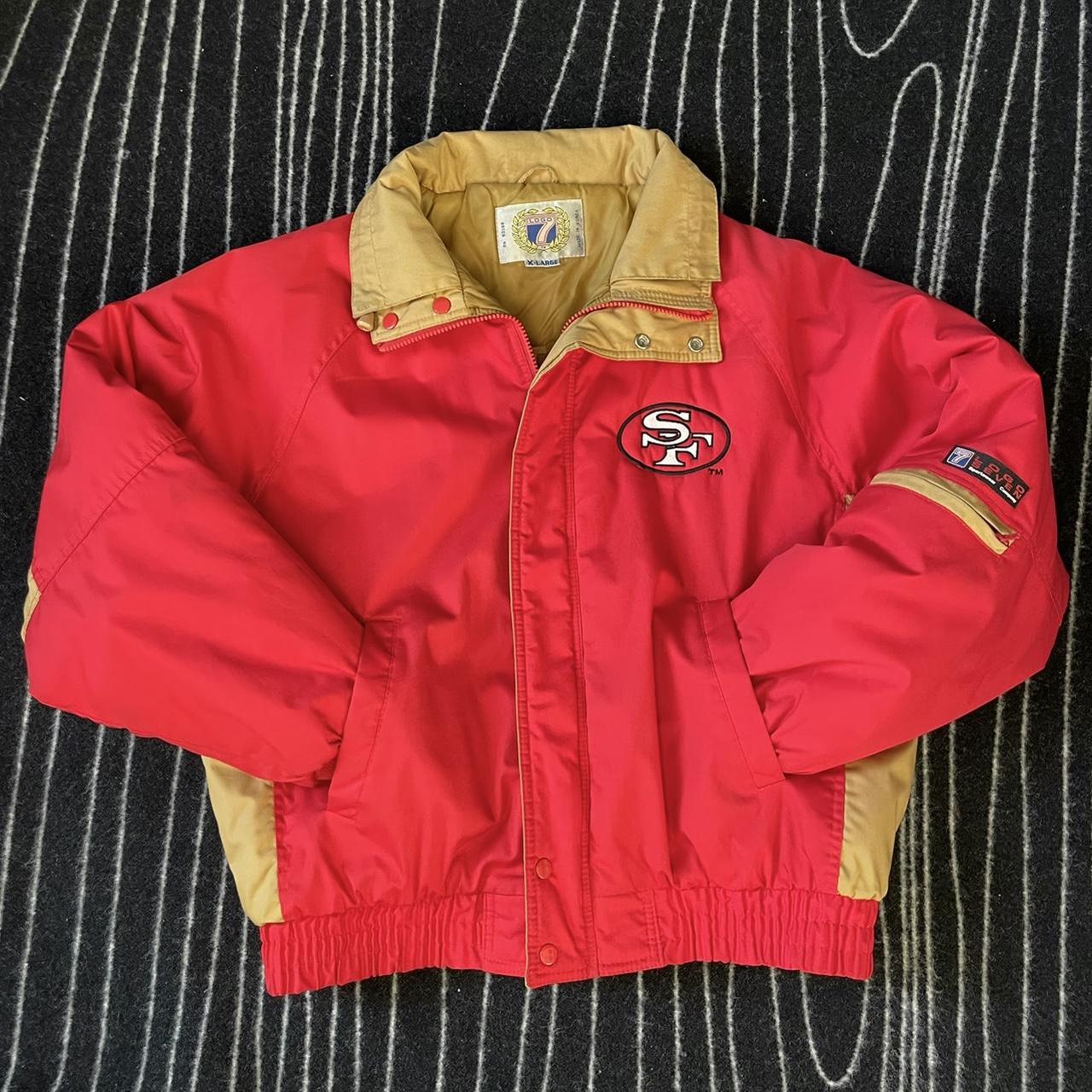 Vintage 49ers Jacket Logo 7 San Francisco 49ers - Depop