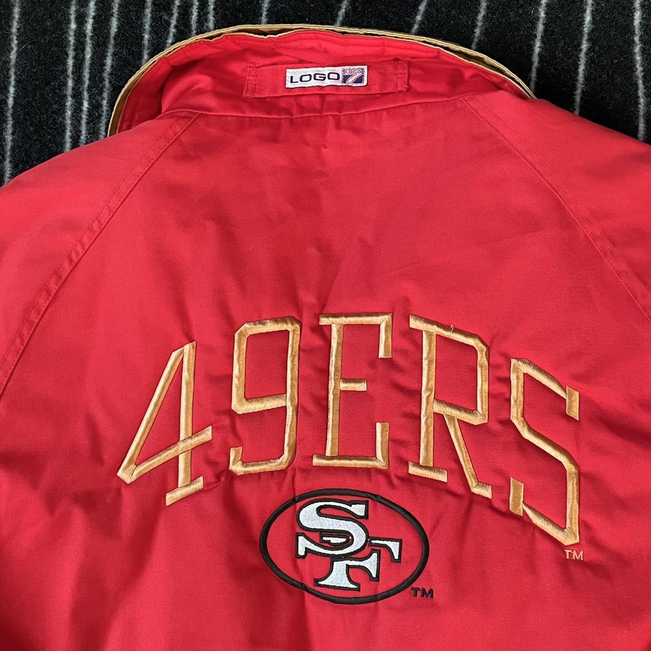 Vintage 49ers Jacket Logo 7 San Francisco 49ers - Depop