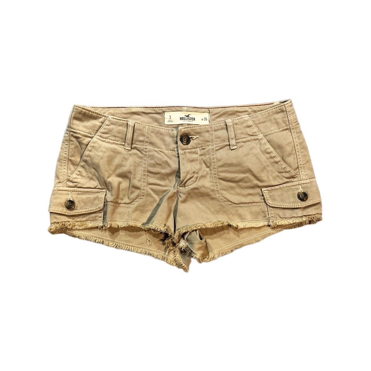 Hollister khaki deals shorts women