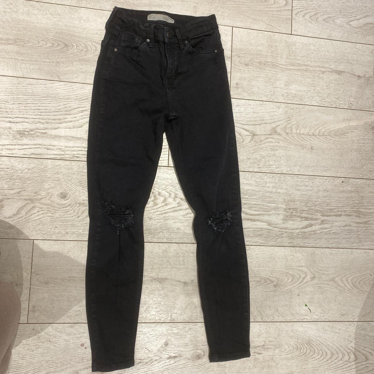 jamie black jeans Ripped jeans W24... Depop
