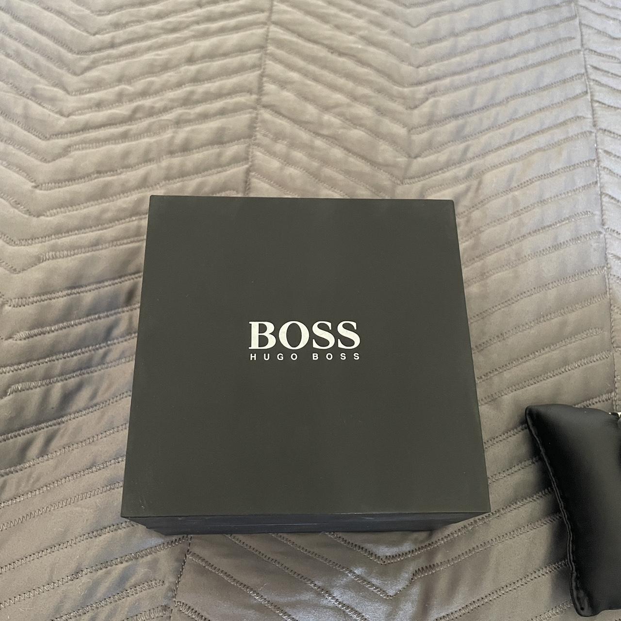 Mens hugo boss watch Few scratches on the strap... - Depop