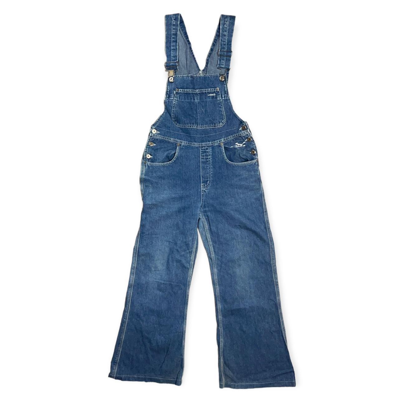 Silver store jeans overalls