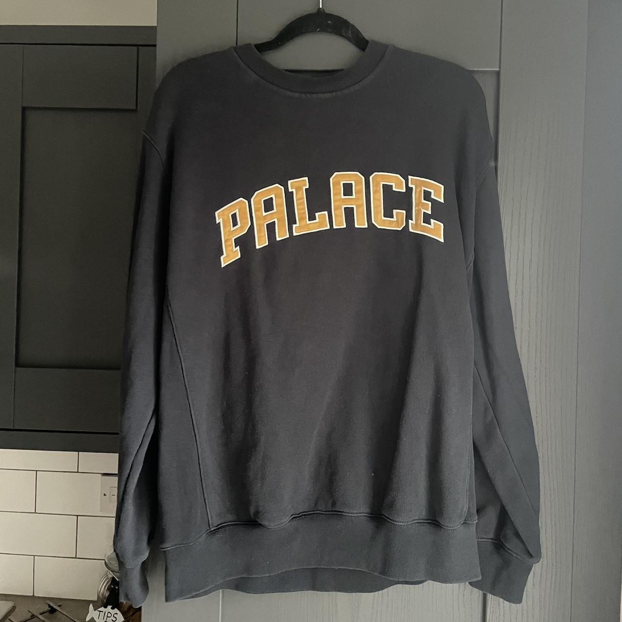 Palace Olympic sweatshirt grey. Large. Fits a Depop