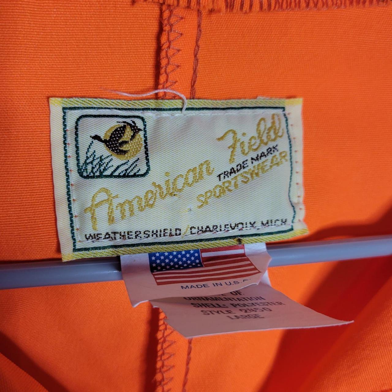 Vintage Neon Orange Coveralls shops by American Field Sportswear