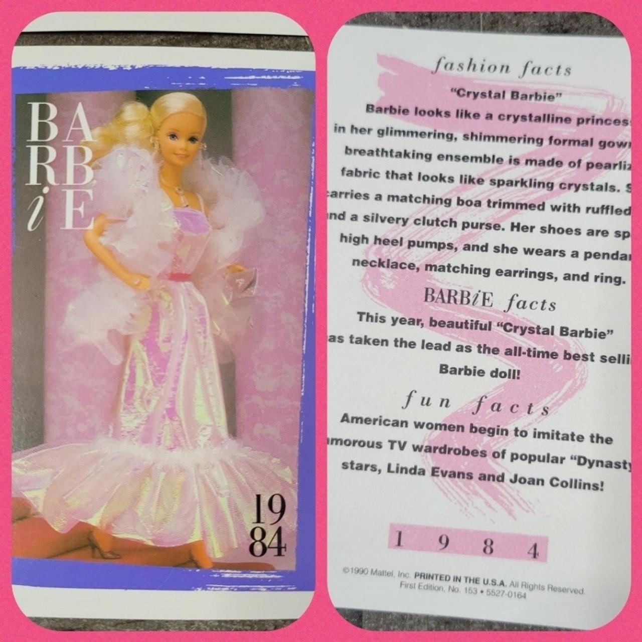Vintage 1990 barbie trading card fashion | Depop