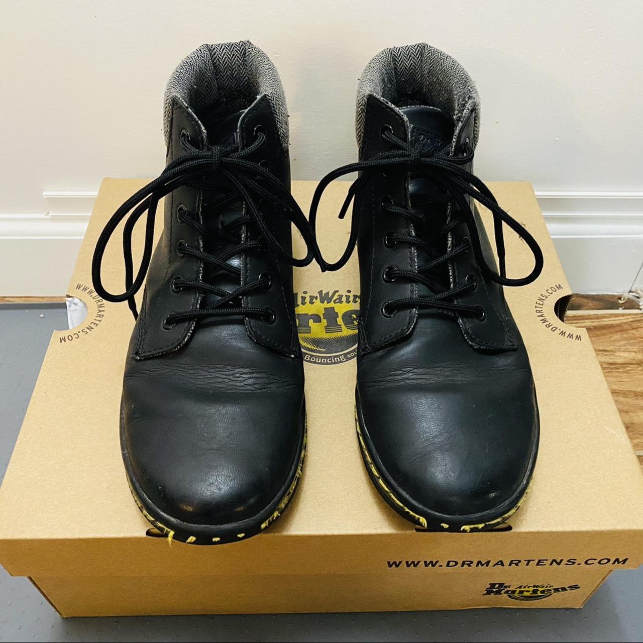 Dr. Martens Women's Black and Grey Boots