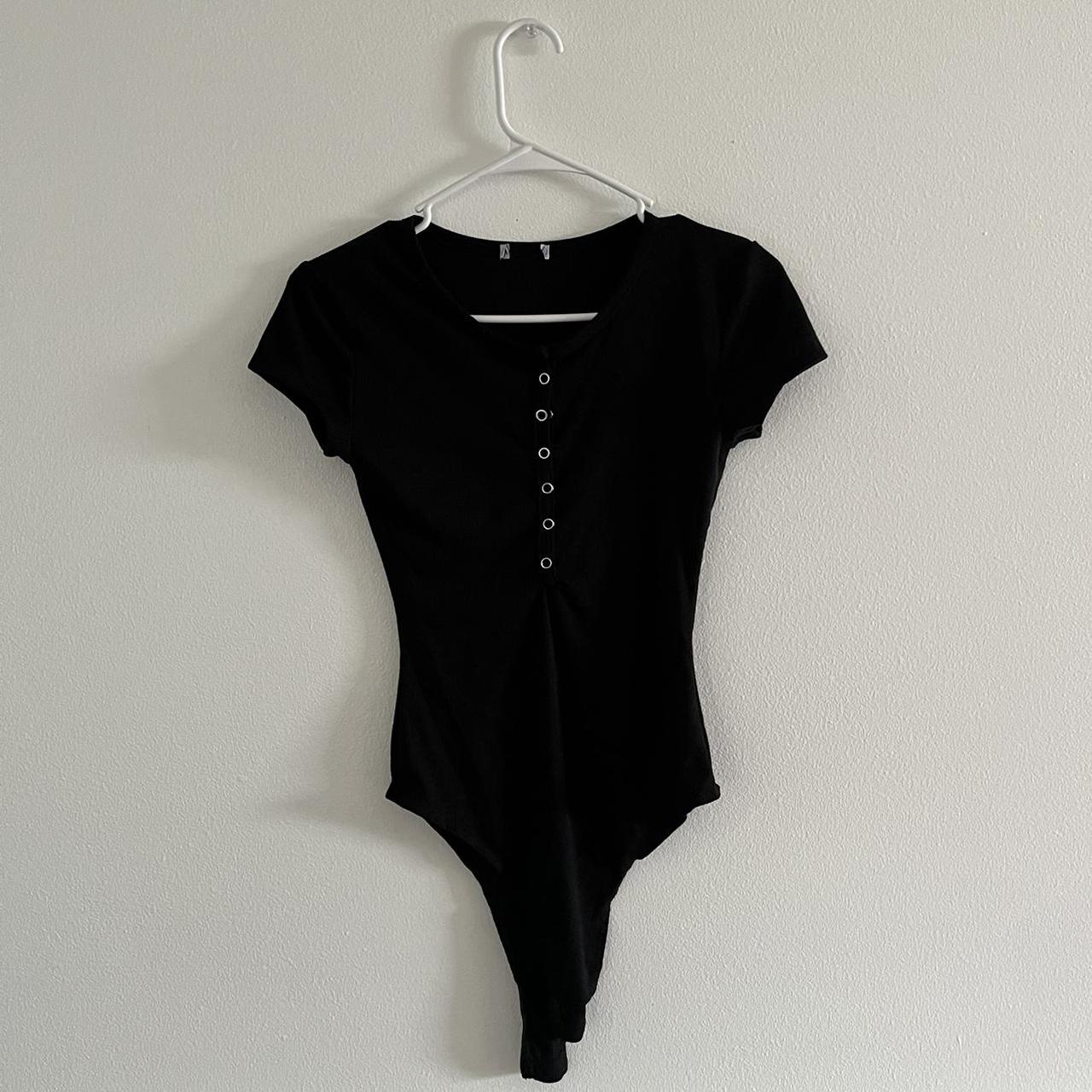 Women's Black Bodysuit | Depop