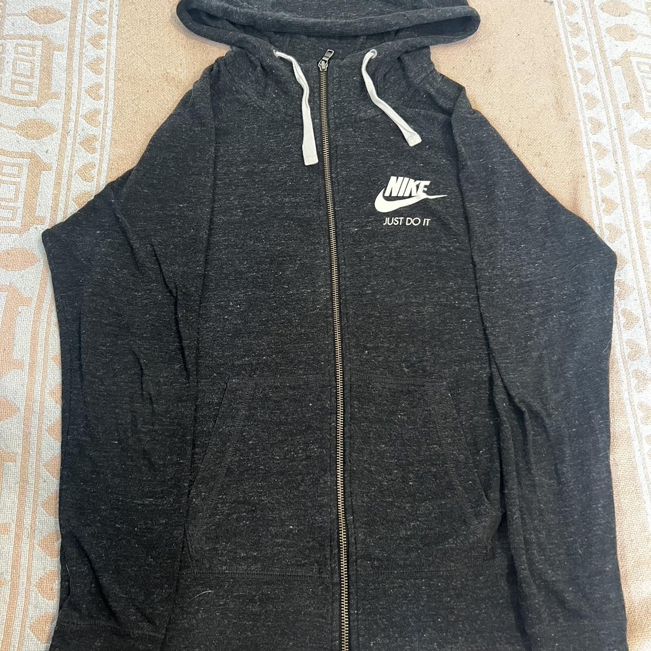 nike zip up grey