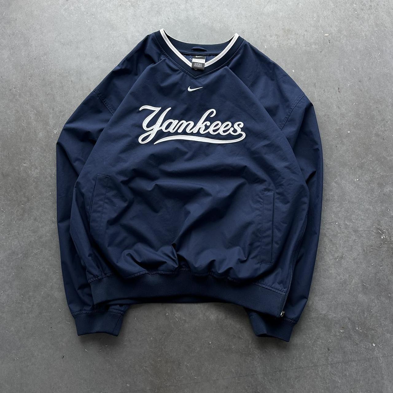 Y2K Nike New York Yankees Long Sleeve T-shirt - - Depop