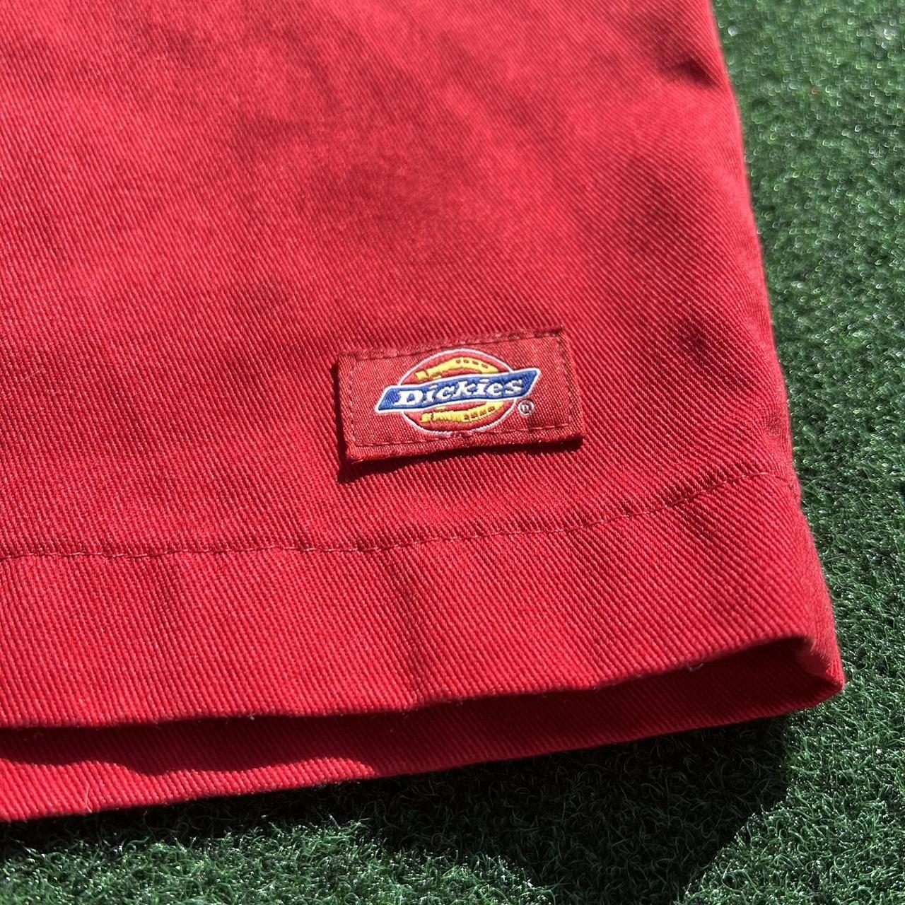 2000’s red dickie shorts Super nice Love the red... Depop