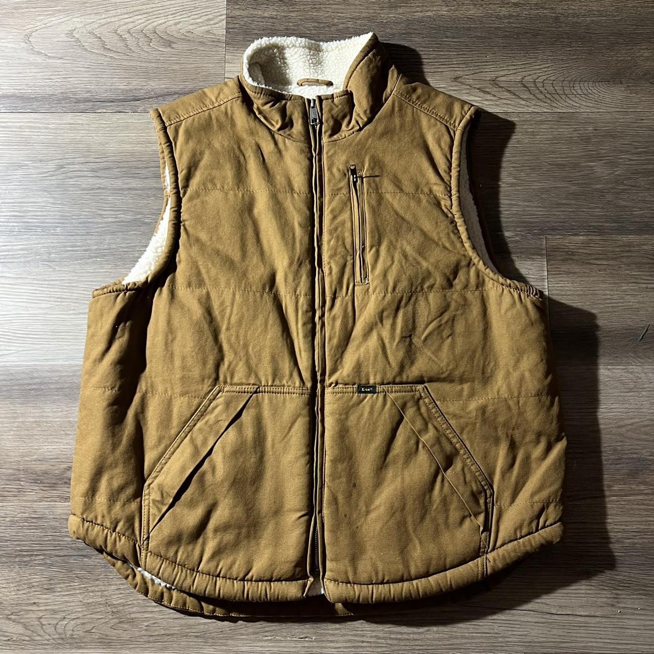 Lee Men's Shirt - Tan/Brown - L – LEE Tan and cre… - image 1