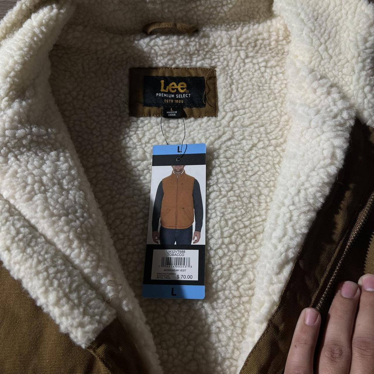 Lee Men's Shirt - Tan/Brown - L – LEE Tan and cre… - image 2