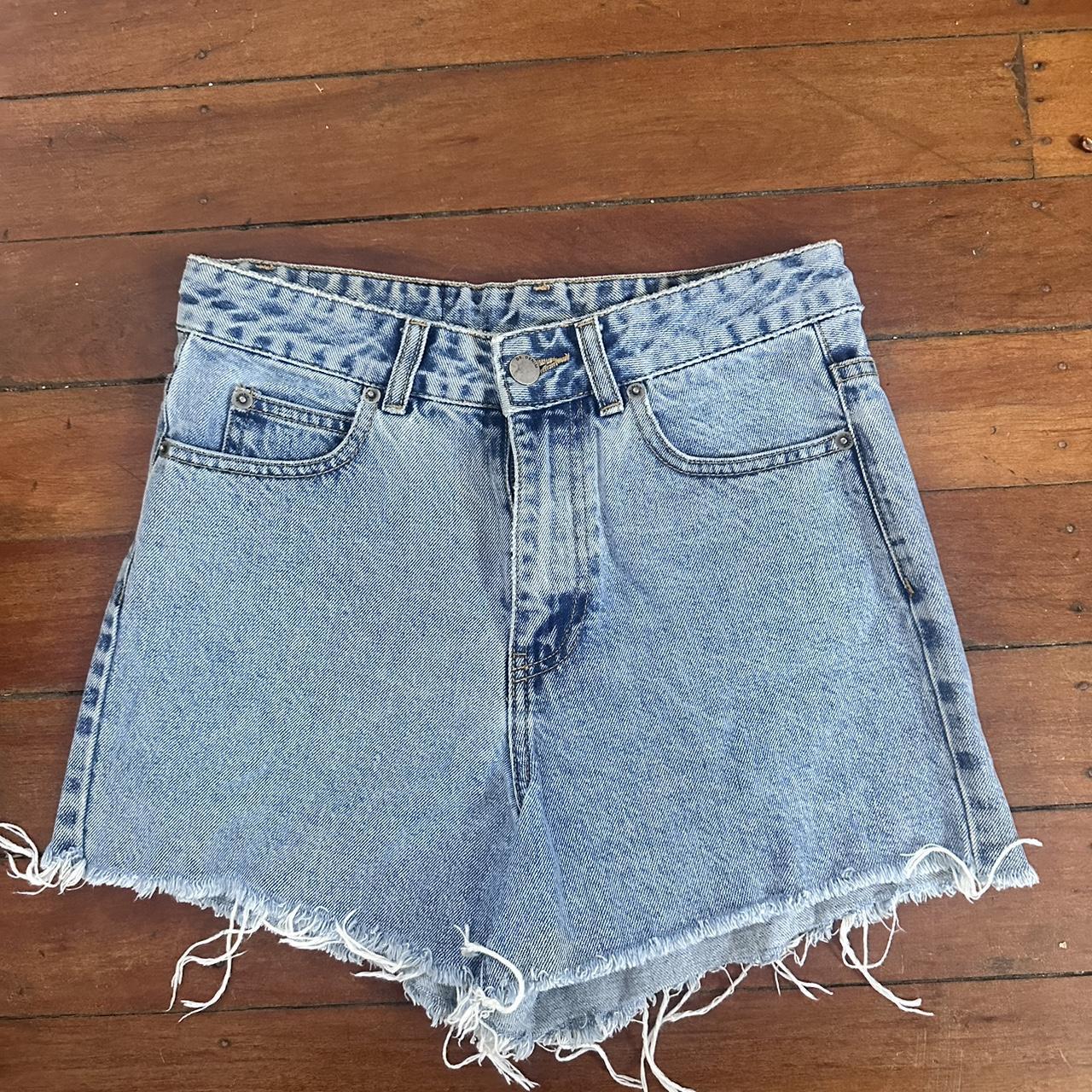 Dr Denim Nora Shorts - light retro. Size 24 One of... - Depop