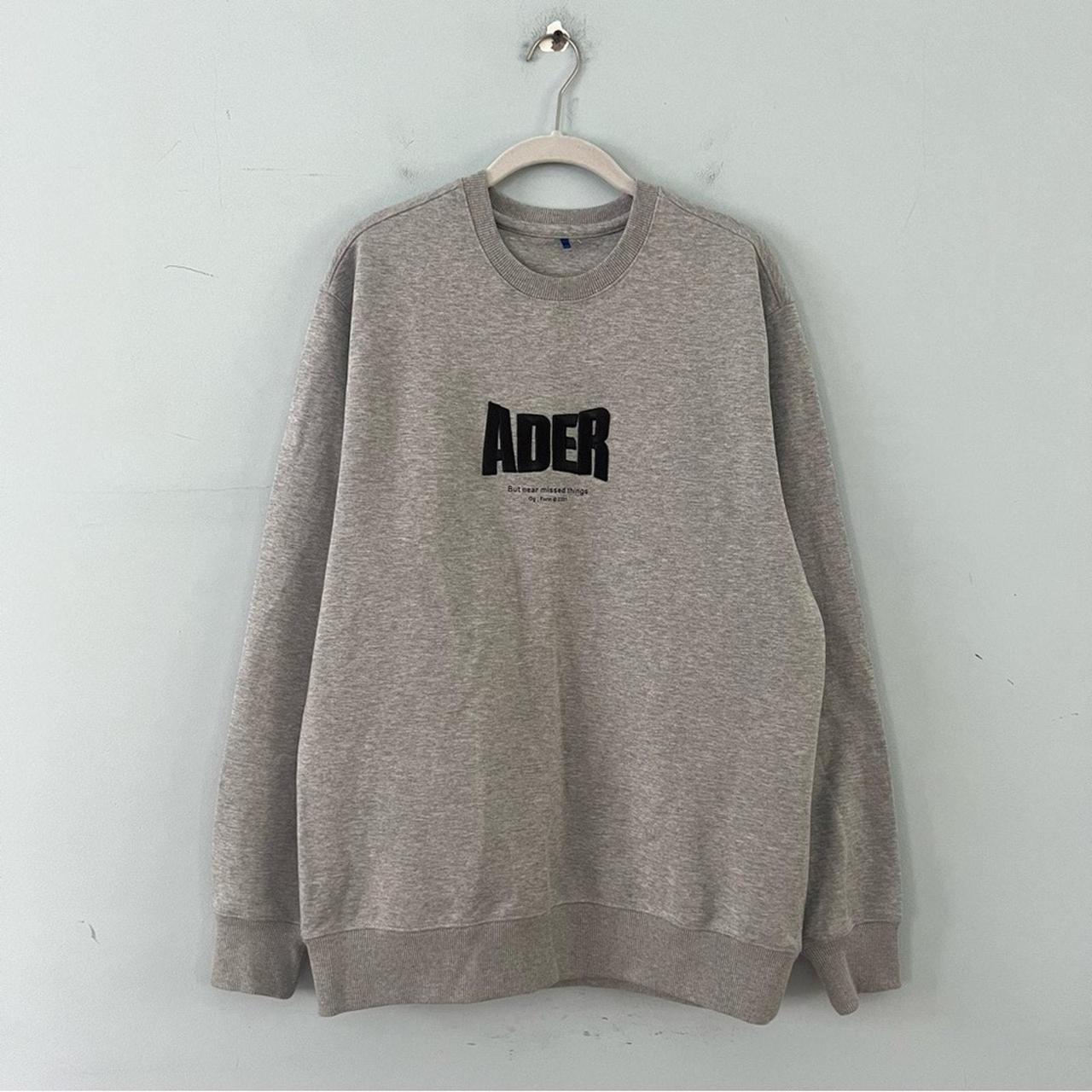 Ader Error Men's Sweatshirt - Grey/Black – The AD… - image 2
