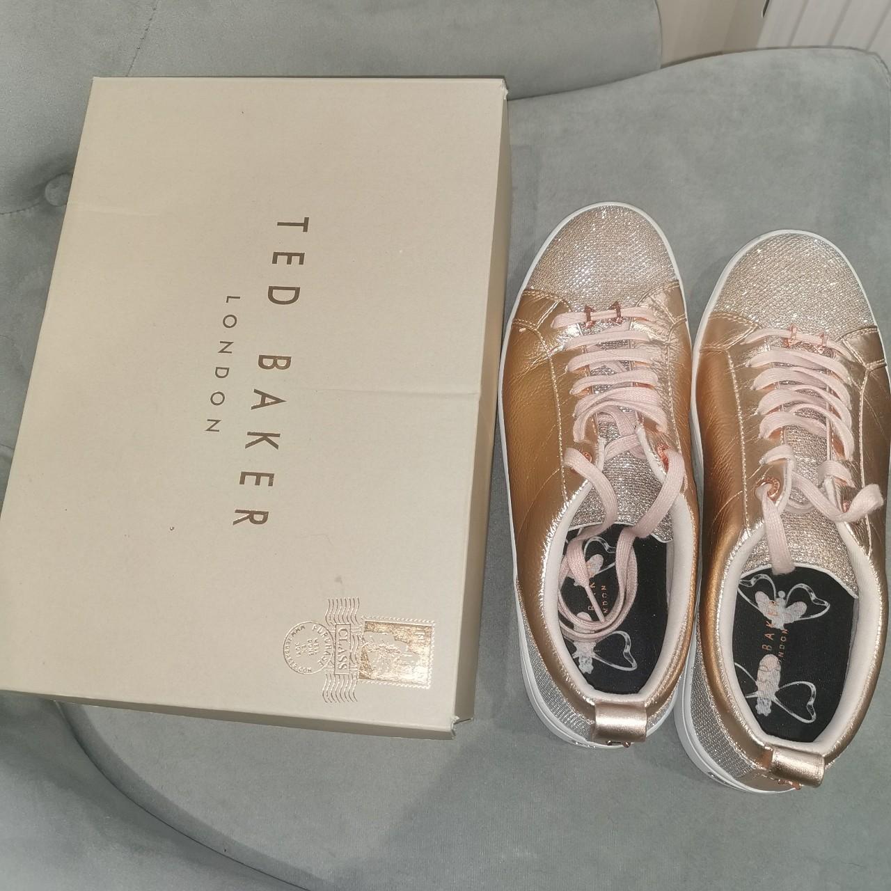 Ted baker rose gold on sale trainers