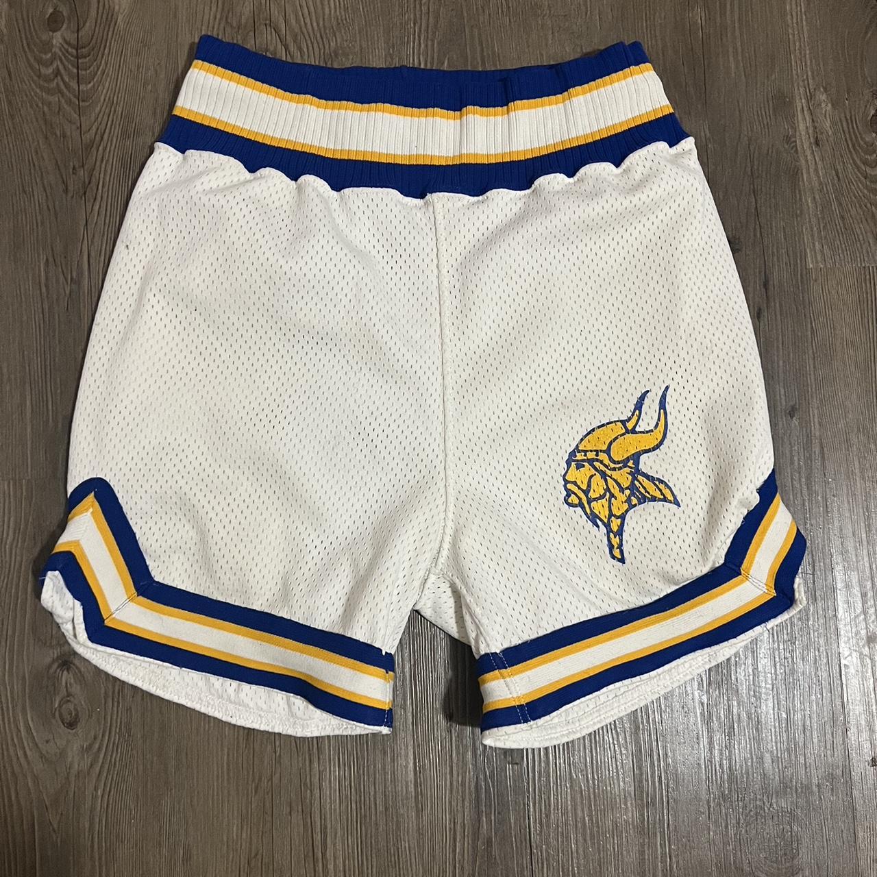 Vintage 80s/90s era Vikings Basketball shorts by... - Depop