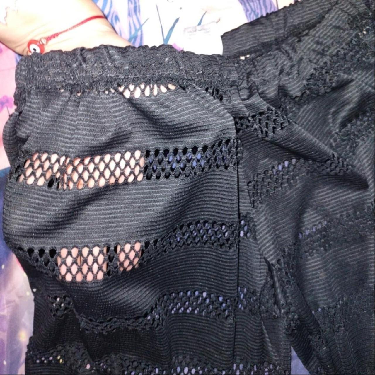 Goth Hollow Fishnet Pants Brand New, never used... - Depop