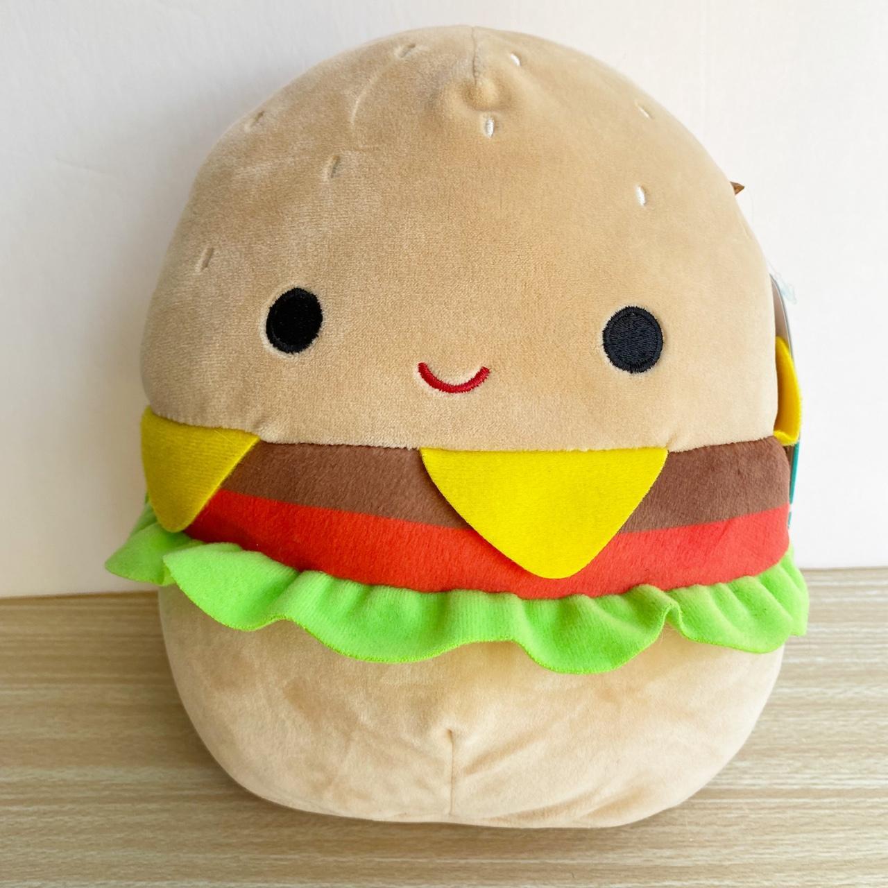 Squishmallow • Carl the cheeseburger • 8 inch... Depop