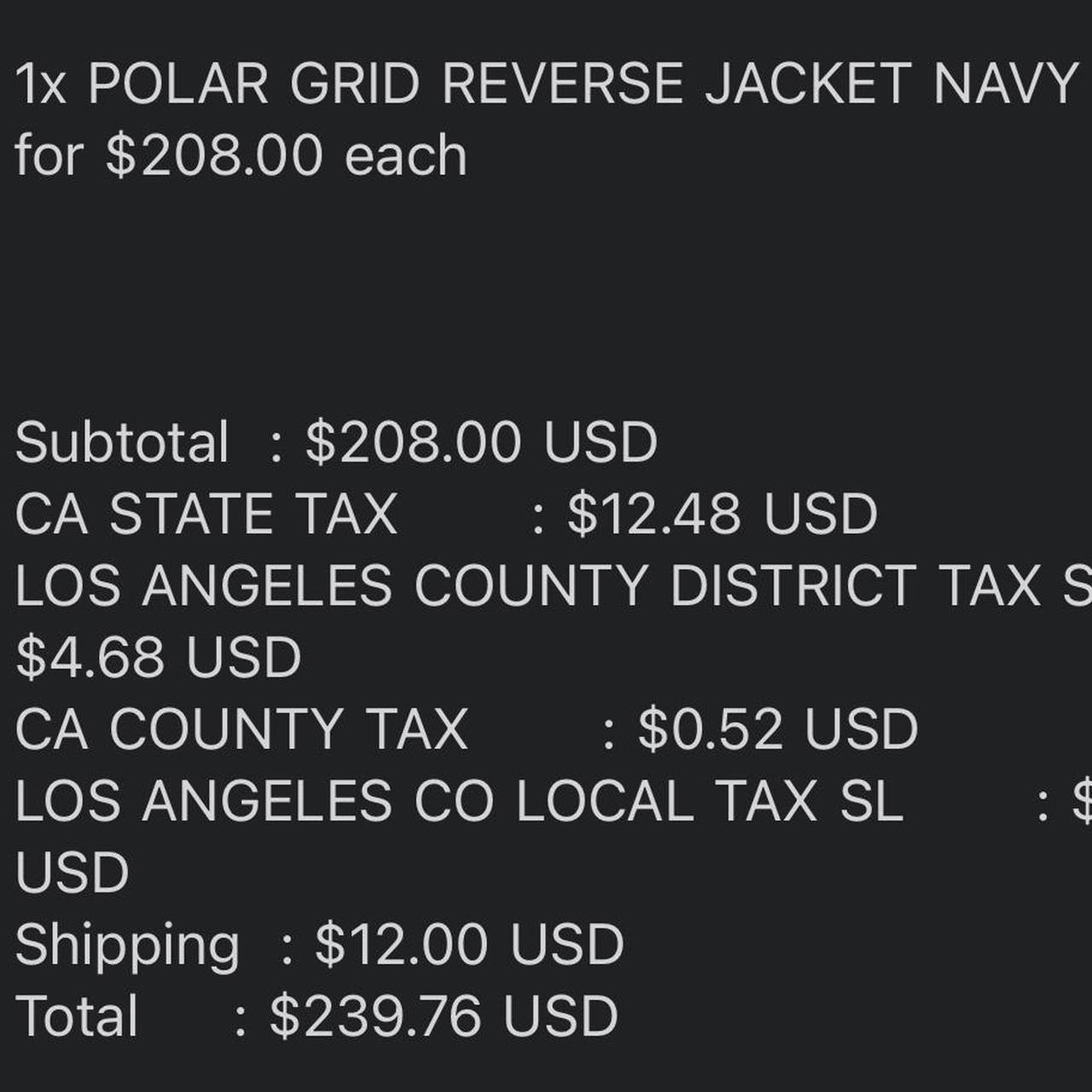 Palace Polar Grid Reversible Jacket in Navy/Blue... - Depop