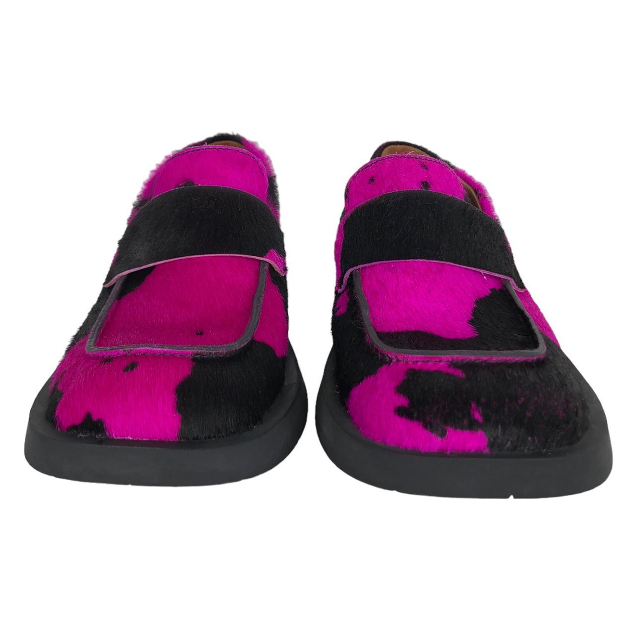 CamperLab Women's Pink and Black Loafers (5)