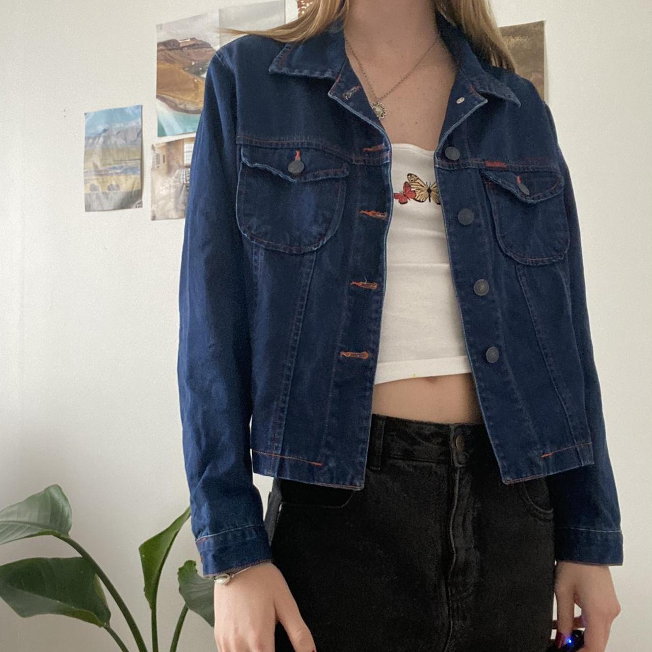 Billabong Women's Blue and Navy Jacket | Depop