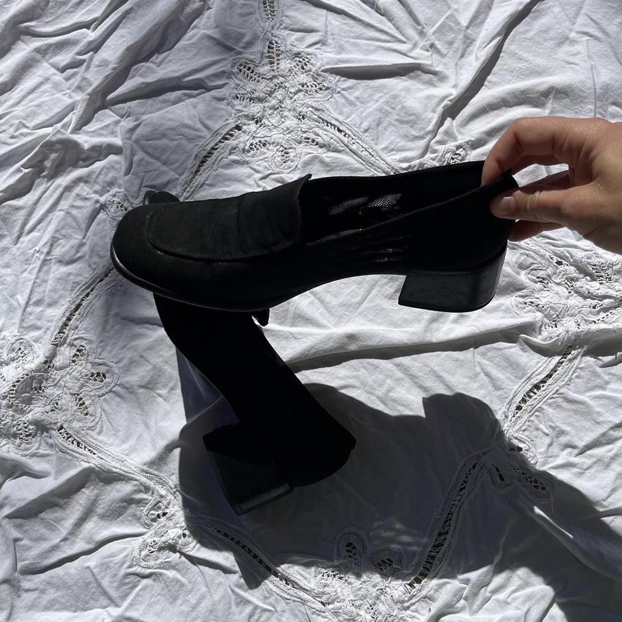 Vintage Stuart Weitzman mesh loafers, 7.5 - Depop