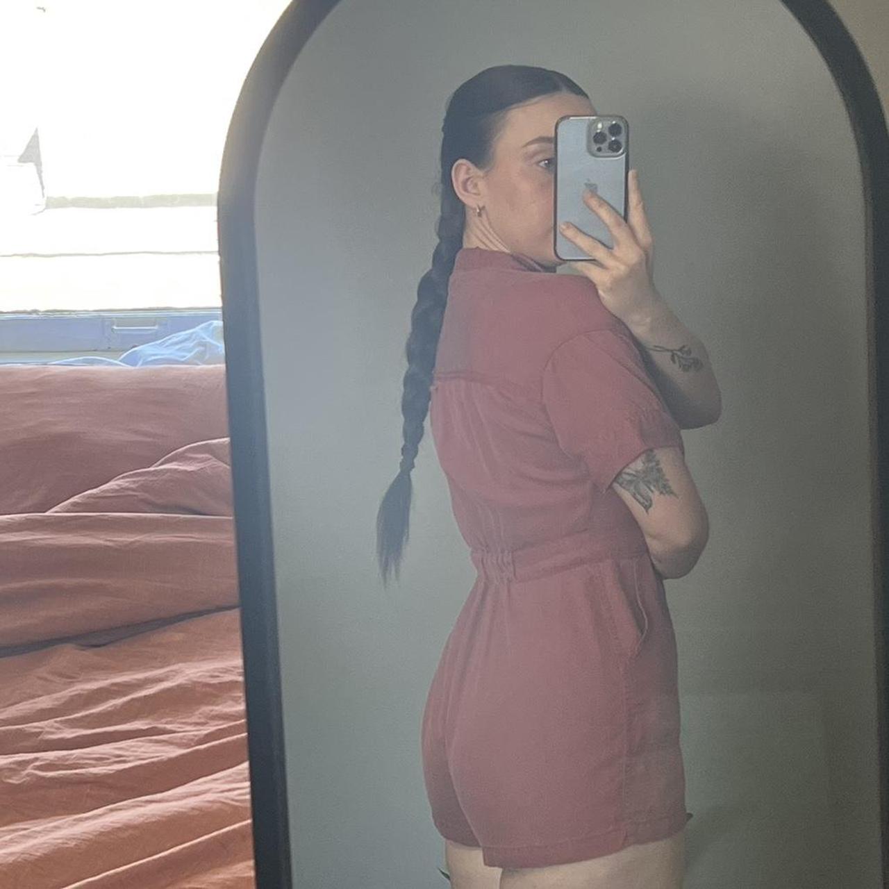 Urban Outfitters Women's Pink Jumpsuit Depop