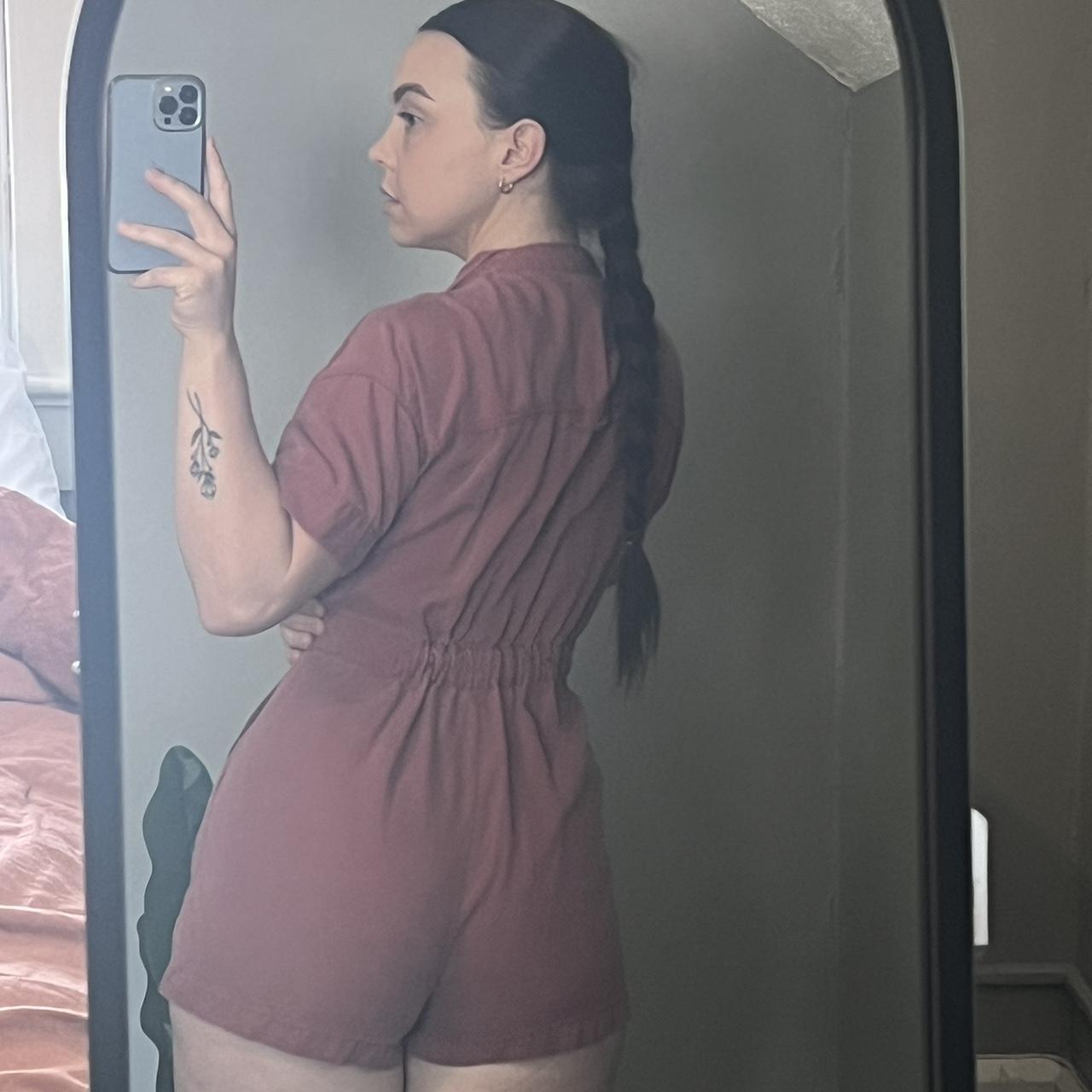 Urban Outfitters Women's Pink Jumpsuit Depop