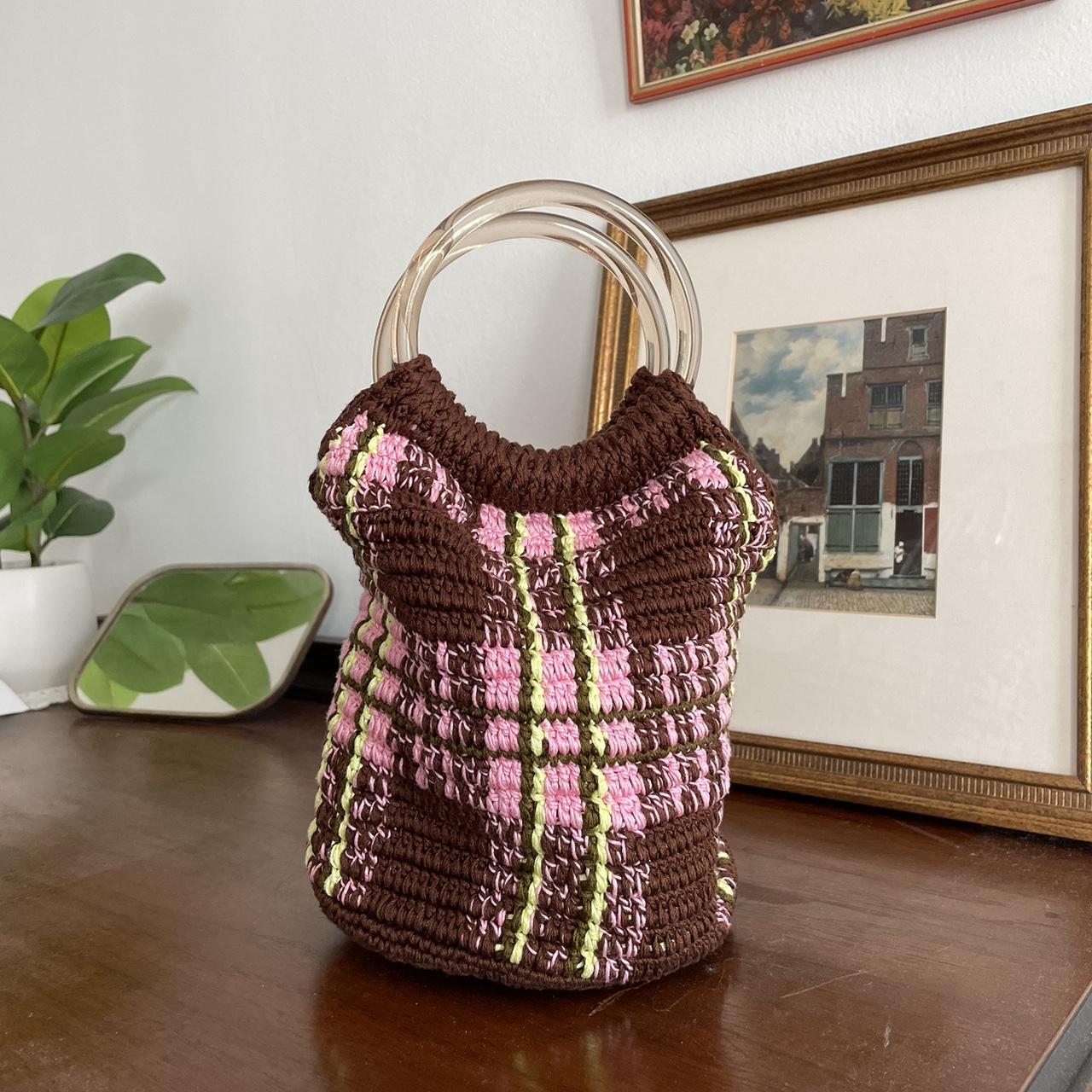Rachel Comey crochet knitted bucket bag small bag Depop